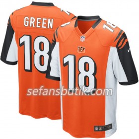 Cincinnati Bengals Tröjor A. J. Green 18 Nike Orange - Herr
